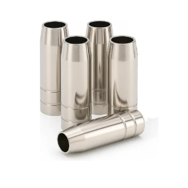 Kit 10 Capas de Bocal para Tocha Plasma Universal Encaixe por Pressão para Soldagem Industrial em Aço Inox