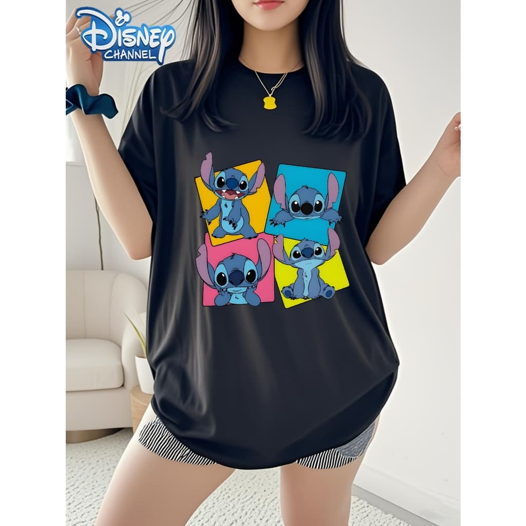 Camiseta Feminina Oversized Over estilo de Rua Largo Academia 100% Algodão musculação treino