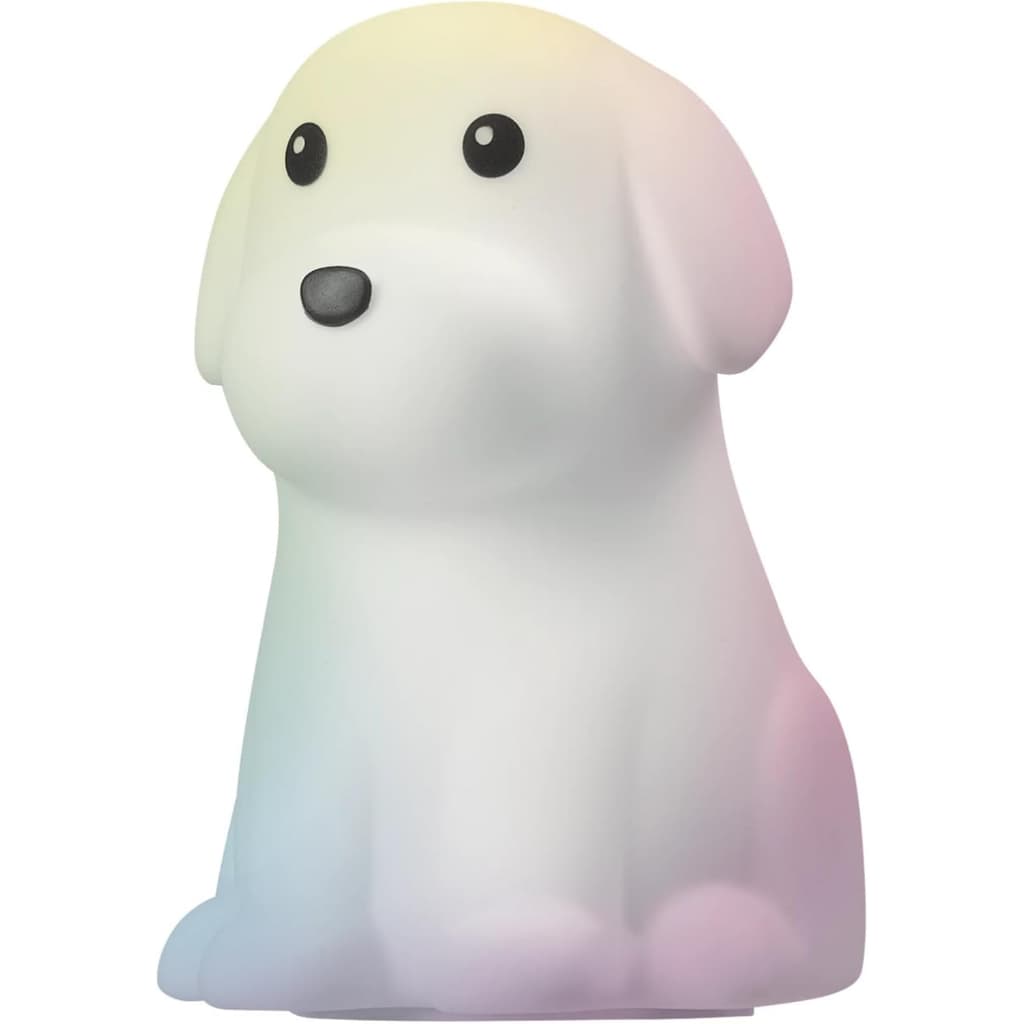 Luminária De Silicone Noturna Recarregável Cores Cachorro