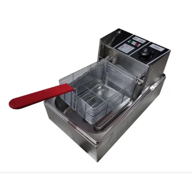 Fritadeira Elétrica 5 Litros 1 Cuba Profissional industrial inox