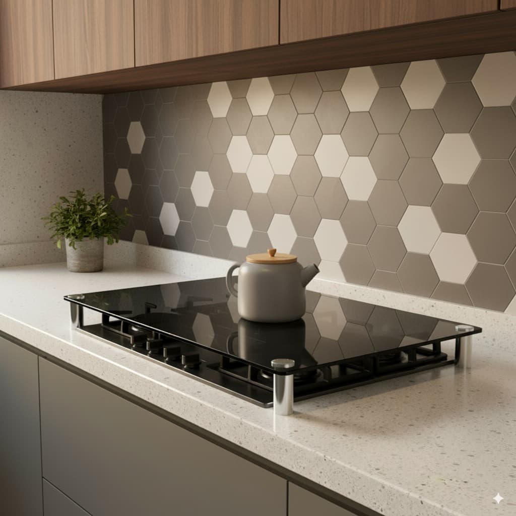 Tampa de Vidro Versátil Para Cooktop Mondial CTQ-03 5 Bocas - Proteção e Funcionalidade