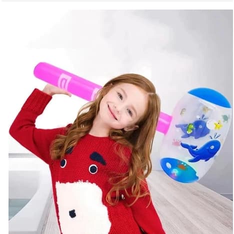 Martelos Inflavel Boia 70cm*30cm Estampas animais grande com luz