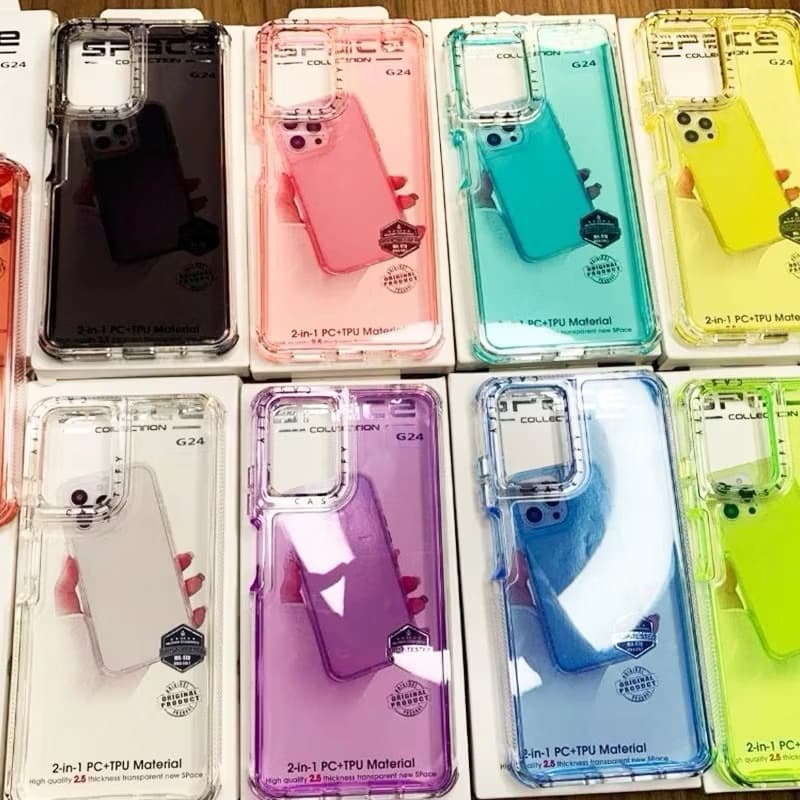 Capa Acrilico Colorido Para Samsung A23/A24/A26/A30S/A50/A31/A34/A35/A36/A37/A51/A52/A71/A55/A56 Capinha Anti Impacto