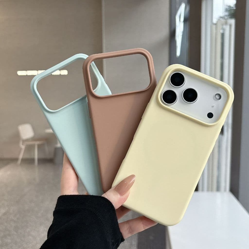 Nova Capa de Silicone Compatível Para iPhone 17 & 17 Pro & 17 Pro Max, Lindas Cores e Ótima Qualidade.
