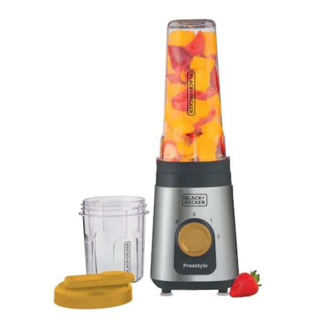 Liquidificador e Processador - Acabamento em Inox - Freestyle LP320-BR - 127V - Black + Decker