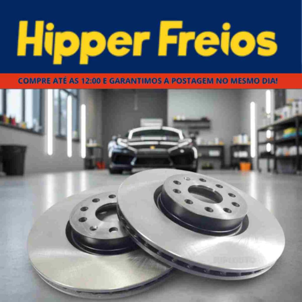 Par Disco Freio Dianteiro Original Hipper Freios GOLF JETTA PASSAT TIGUAN 1.0 Q3 1.4  2.0 TSI TFSI
