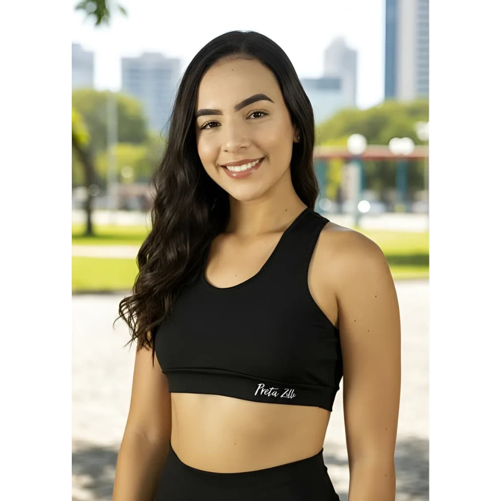 Top Nadador Preto Fitness Para Exercícios Físicos Black Ciclismo Corrida Musculação