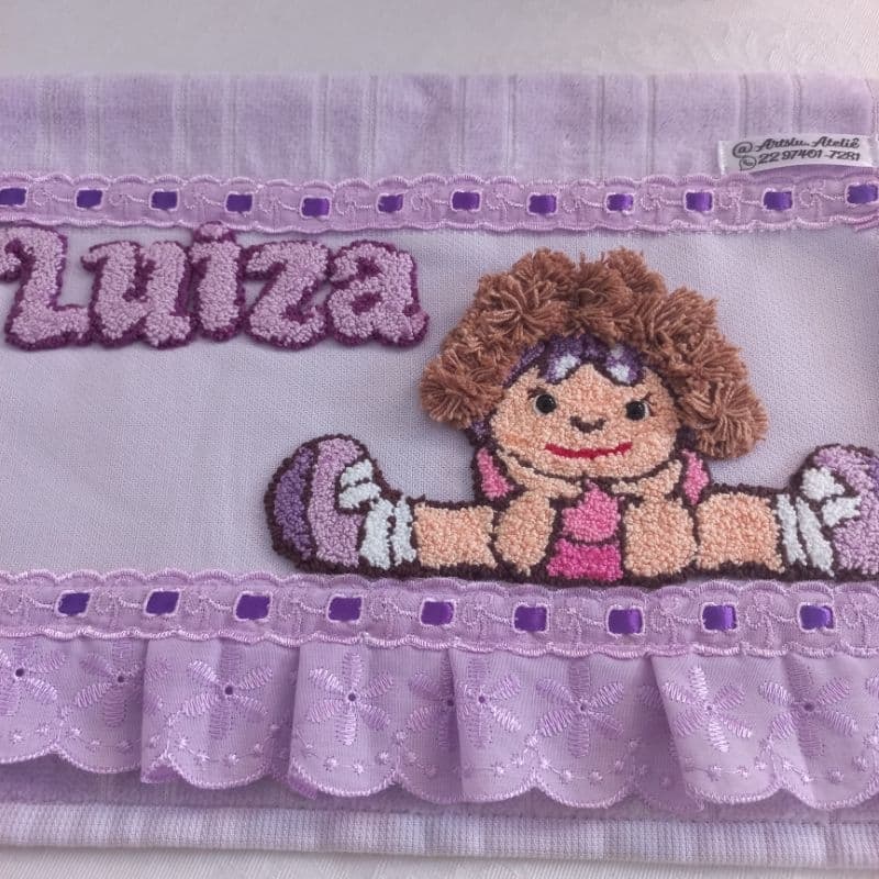 Toalha de mão/toalha de boca/Toalha infantil/toalhinha de bebê/enxoval de bebê/toalhinha/toalha com nome bordado/toalha