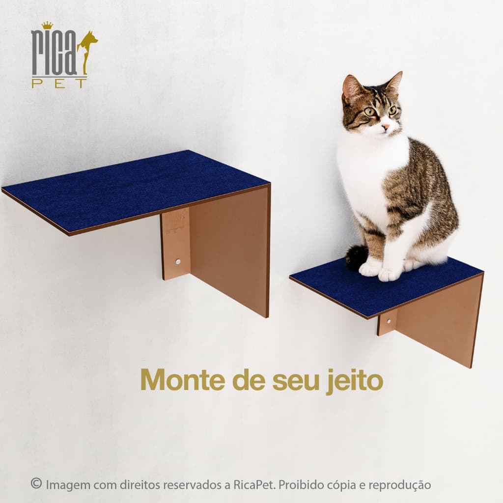 Degrau Gato Brinquedo Arranhador Carpete Playground