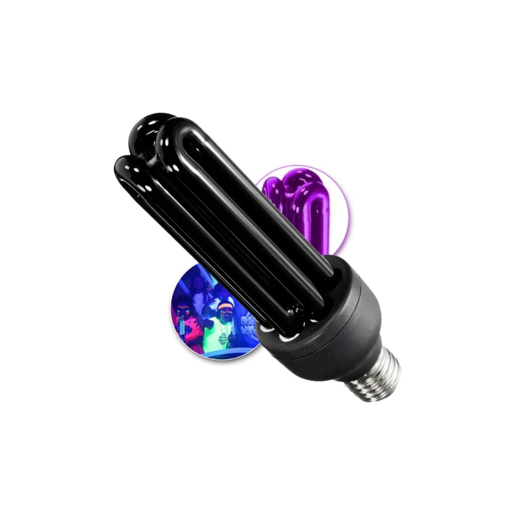 Lâmpada Luz Negra 36w Espiral 110v Ou 220v- Efeito Neon
