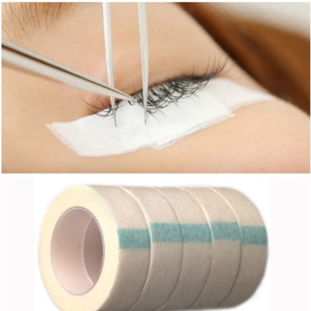 Kit 10 Fitas Micropore alongamento de cílios antialérgicaicropore alongamento de cílios antialérgica