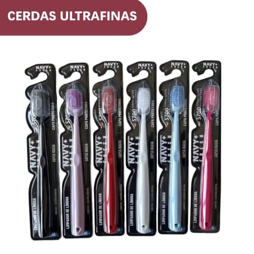 Escovas de Dente Ultrafinas Super Macias Adulto com Capa Protetora - Kit Econômico 12 a 48 Escovas