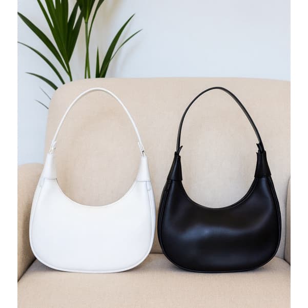 Kit 2 Bolsa Baguete Meia Lua de Ombro Pequena Lisa de qualidade Envio Imediato