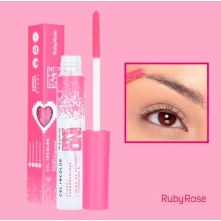 Gel Incolor Cílios + Sobrancelhas - GAME ON Ruby Rose HB509