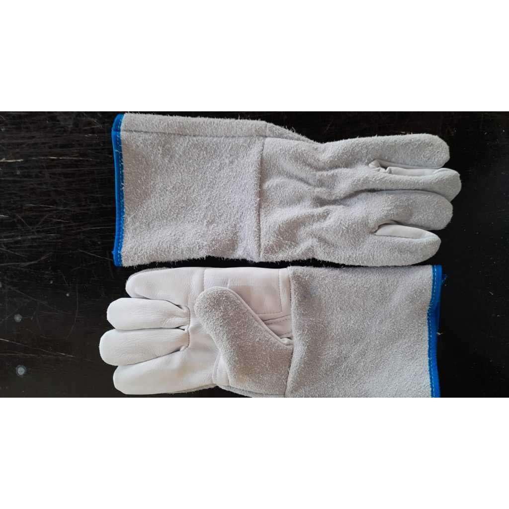Luva Vaqueta mista cano Longo  ( material de 1º linha )