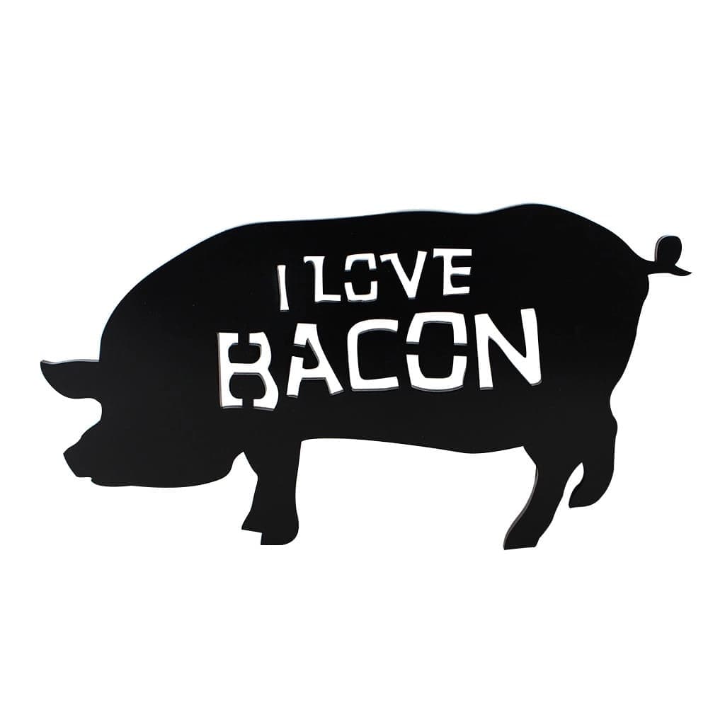 Quadro I Love Bacon Zona Criativa
