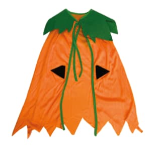 Capa de Abóbora Infantil Fantasia Halloween 70cm x 55cm