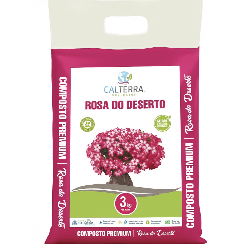 Substrato Para Rosa Do Deserto 3Kg Calterra