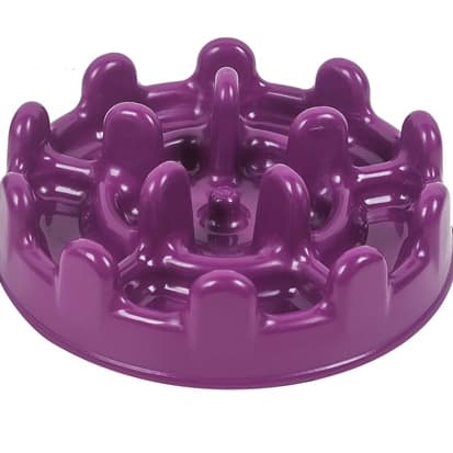 Comedouro Pet Games Lento Pet Fit para Cães e Gatos Lilás