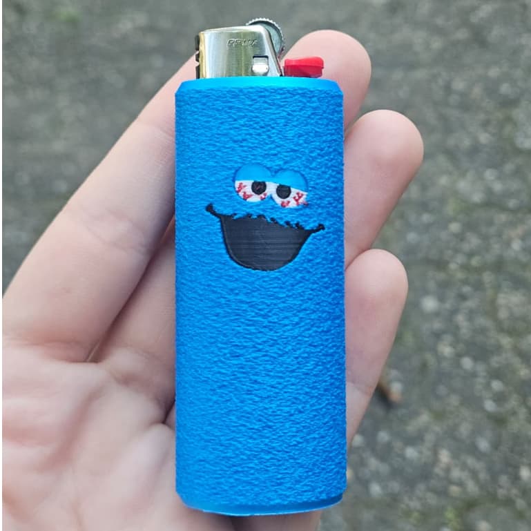 Capinha Case Para Isqueiro BIC Monstro dos cookies