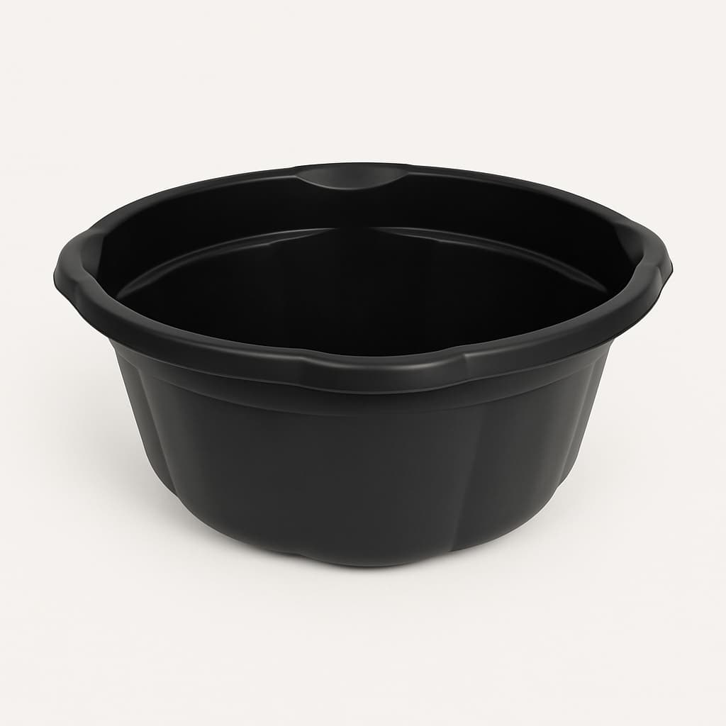 Bacia Extra Reforcada Preta 30lts Terraplast