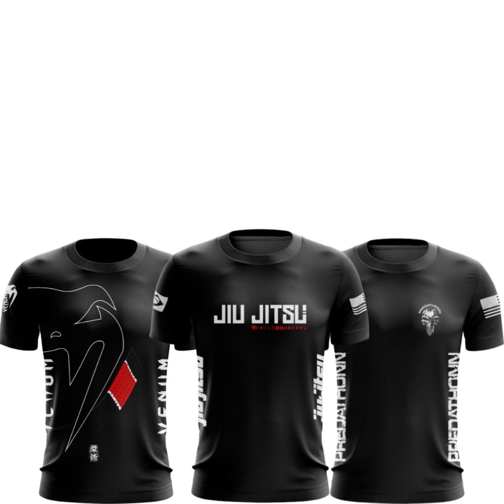 Kit 3 camisas Para Treino academia 100% Dry Fit Tecido leve e secagem rápida Academia Crossfit