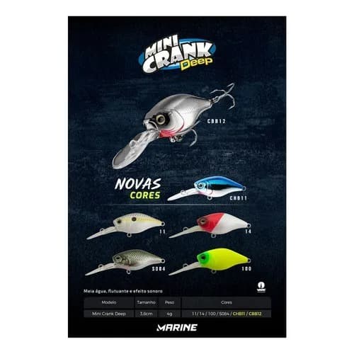 Isca Marine Sports Mini Crank Deep 3,8cm 4g