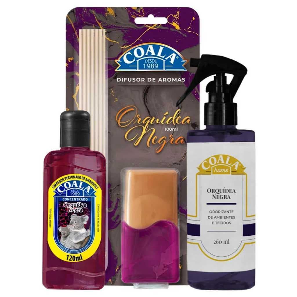 Kit Coala Home Orquídea Negra