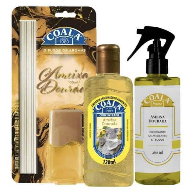 Kit Coala Home Ameixa Dourada