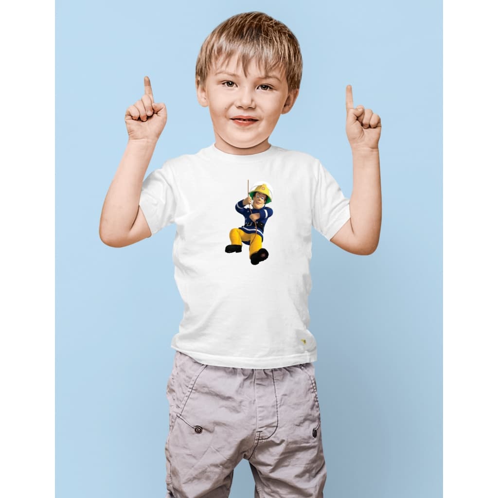 Camiseta Infantil Profissão Bombeiro Heróis da Vida