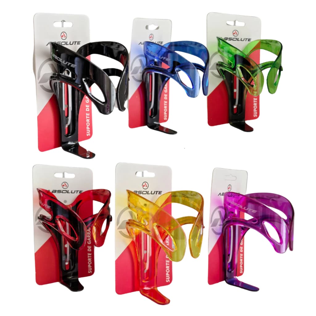 SUPORTE DE GARRAFA CARAMANHOLA ABSOLUTE LUCID-2 PARA BIKE BICICLETA