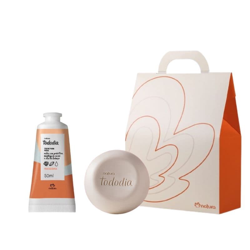 Natura Tododia Macadâmia Creme para as mãos 50ml e sabonete puro vegetal