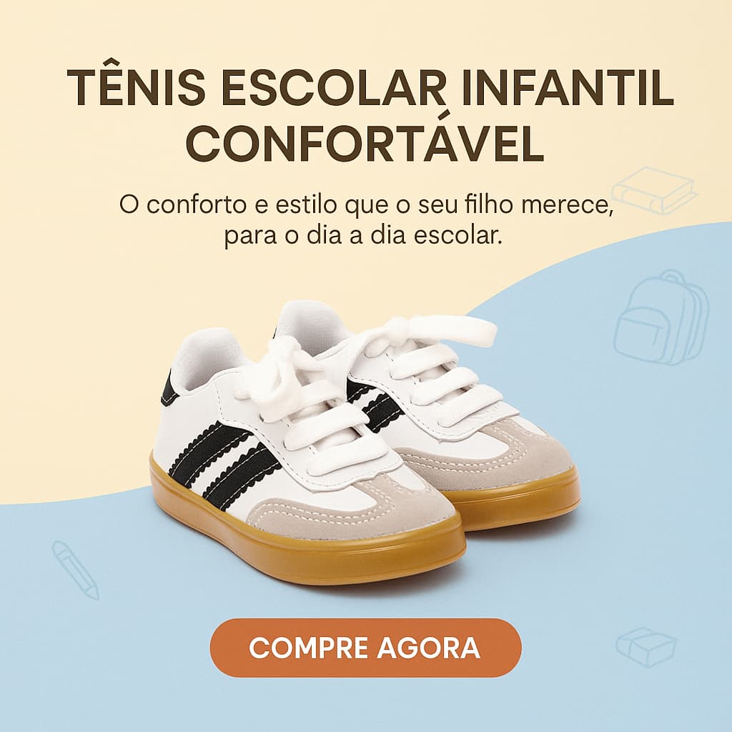 Tênis Baby Sambinha Menino - Leve e Confortável 20 ao 27 – Últimas unidades, aproveite agora!