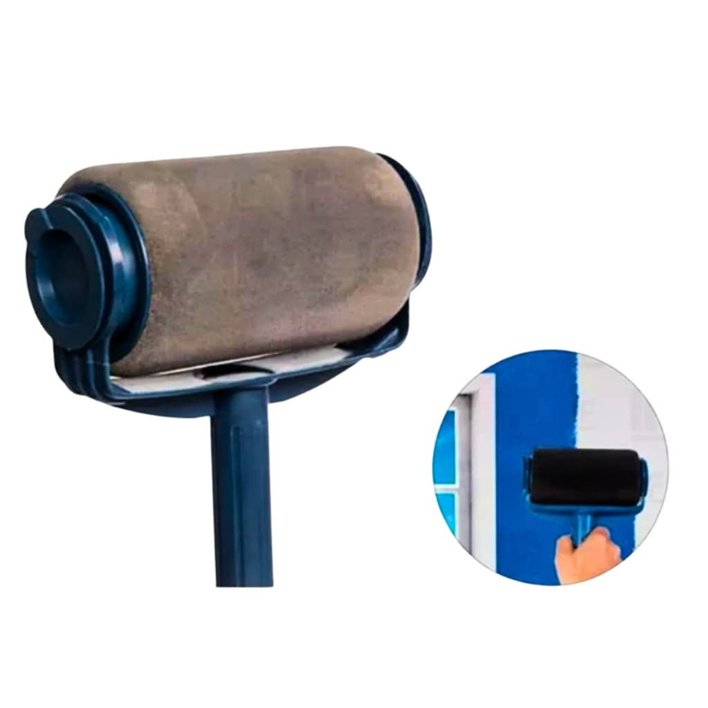 Rolo de Pintura com Reservatório Embutido para Parede – Prático e Sem Sujeira