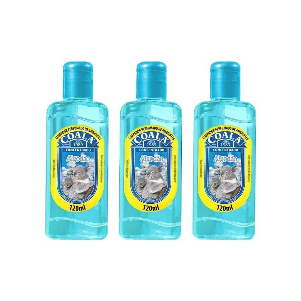 1/2/3 Limpadores Coala Algodão 120 ml