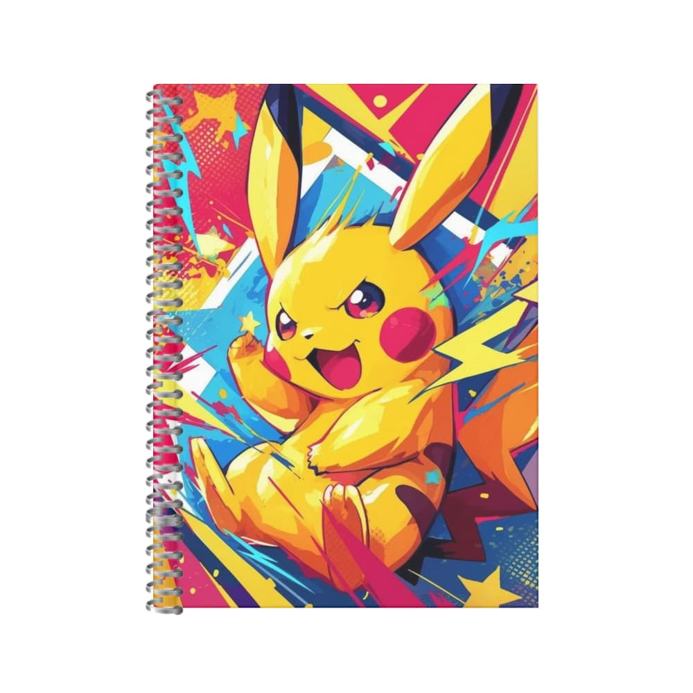 Caderno Pokémon 1 ou 10 Matérias Capa Dura 160 Folhas Alta Qualidade