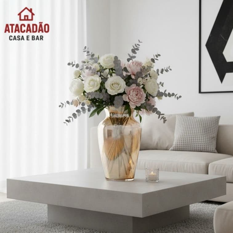 Vaso Florença Âmbar 28,5cm