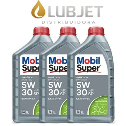 Kit 3 Litros Óleo Mobil Dexos 1 5W30 Para FIAT Fire e Fire EVO