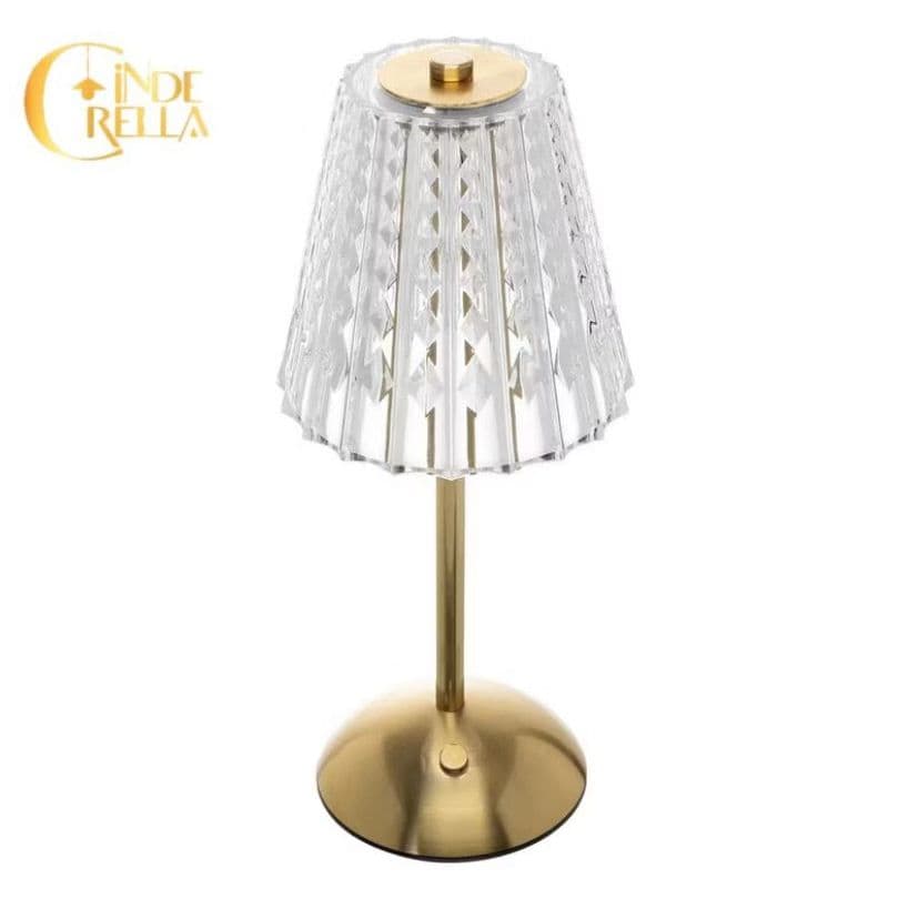 Abajur LED de Mesa 3 Cores com Toque | USB Tipo-C | 5V | Luminária Decorativa Moderna