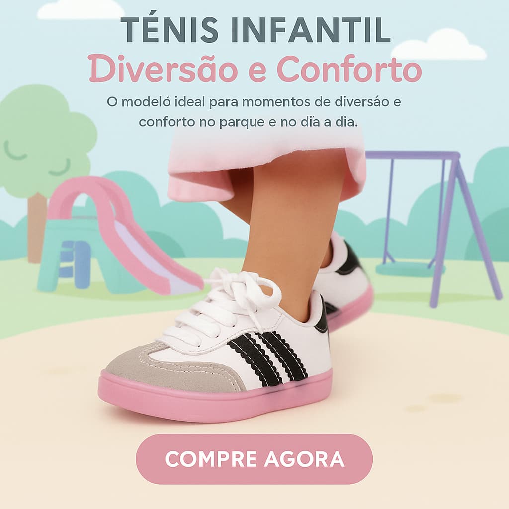 Tênis Baby Menina - Leve,Conforto e Diversão 20 ao 27 – Mãe, garanta já o Sambinha do seu bebê!