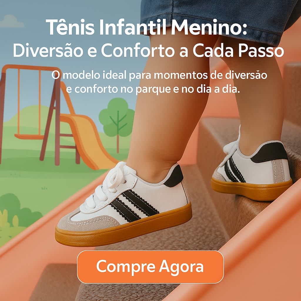 Tênis Baby Menino - Conforto e Diversão a Cada Passo 20 ao 27 – garanta já o Sambinha do seu bebê!