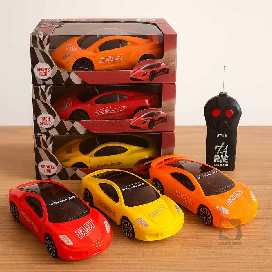Carrinho Infantil De Controle Remoto Speed Racing 2 Funções Presente Brinquedo Para Criança Menino