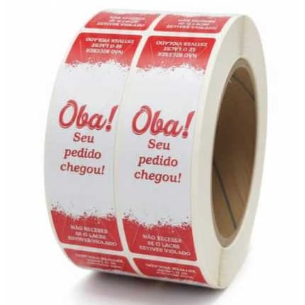 Etiquetas  Lacre Delivery  Oba seu pedido chegou!! Ifood Rappi