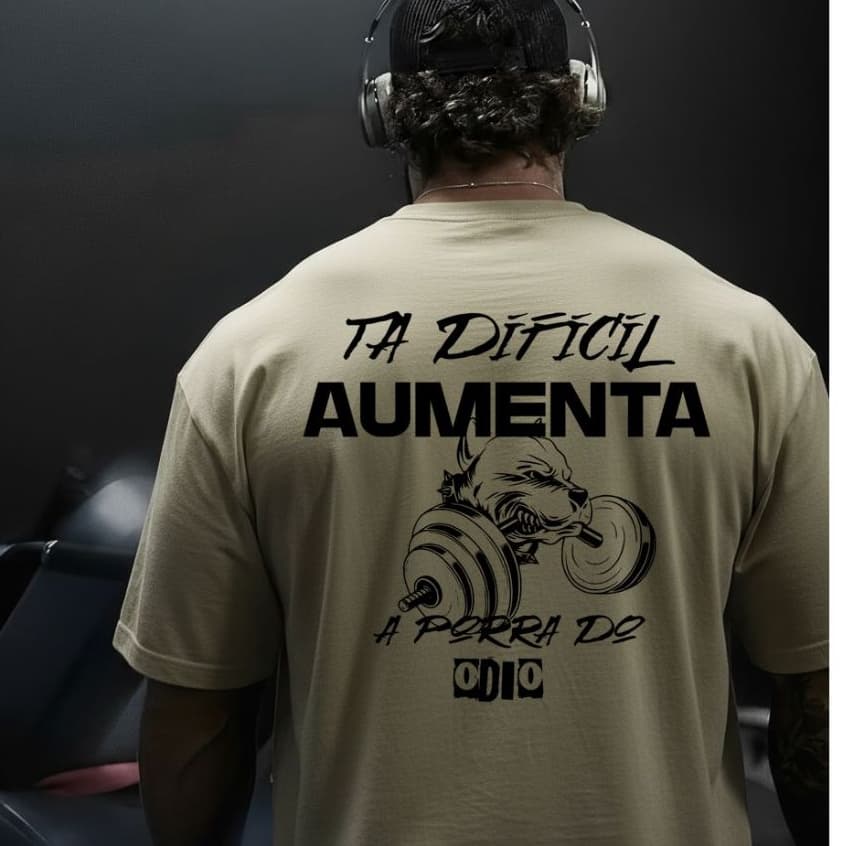 Camiseta Camisa Tshirt 100% Algodão Gym Treino Academia Musculação Fitness Masculina pitbull