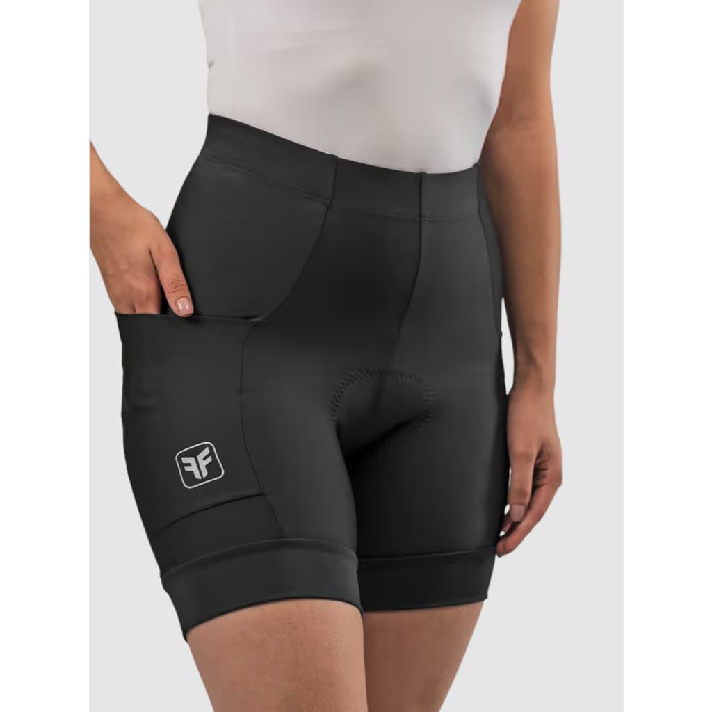 Bermuda Ciclismo Feminina Free Force Com 3 Bolsos Forro One Mtb Speed