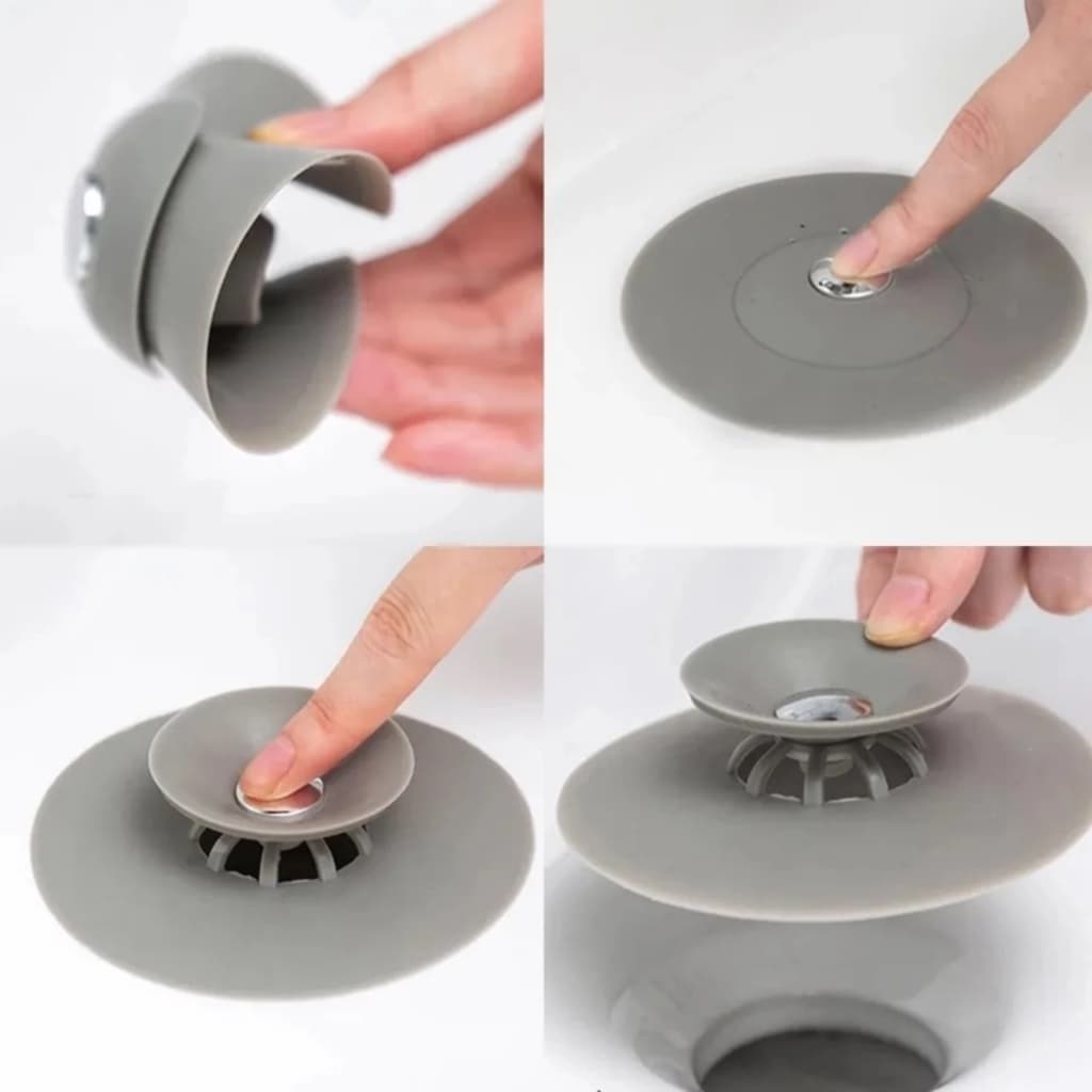 2 Tampa Para Ralo De Silicone Pia Cozinha Ou Banheiro - Wincy