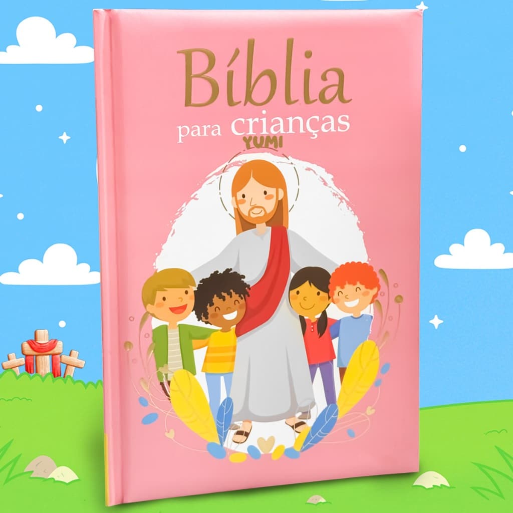 Livro A Bíblia Sagrada Para Crianças Completa Com Animações + Capa Dura Cristã Envio Rápido