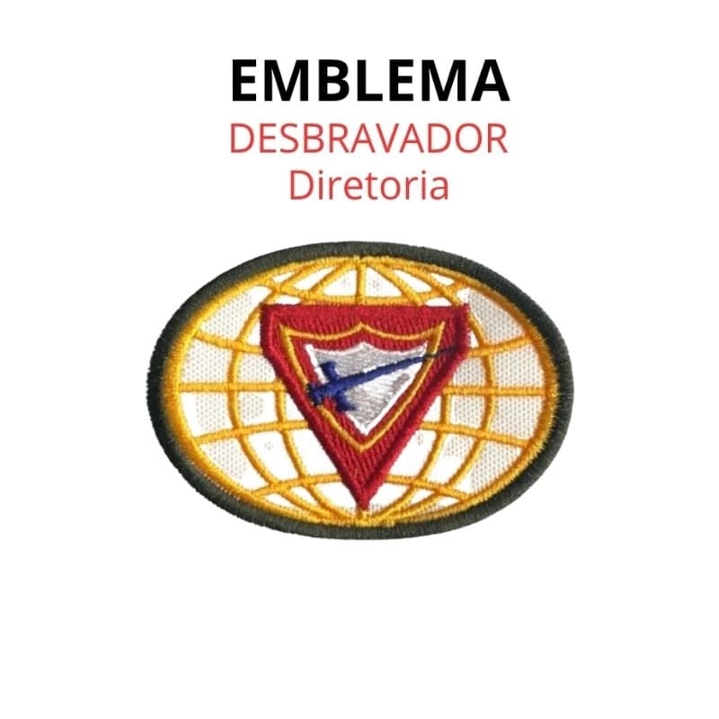 Emblema Desbravadores Diretoria Bordado Termocolante Costuravel Patch