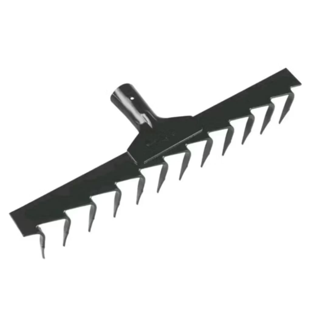 Ancinho Rastelo De Ferro 12 Dentes Sem Cabo Jardinagem - Schneider
