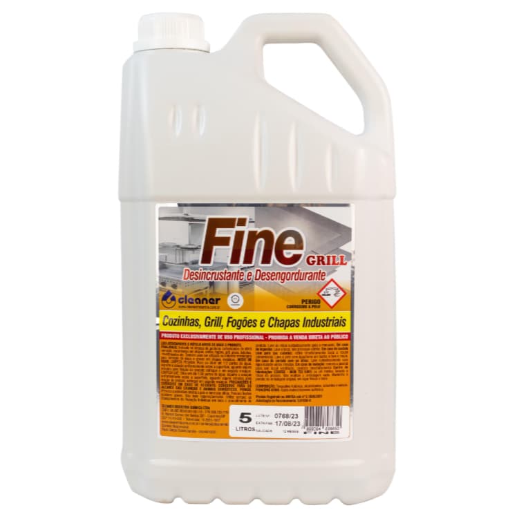 Desengordurante e Desincrustante Fine 5 Litros - Cleaner
